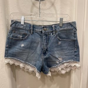 Free people lace shorts